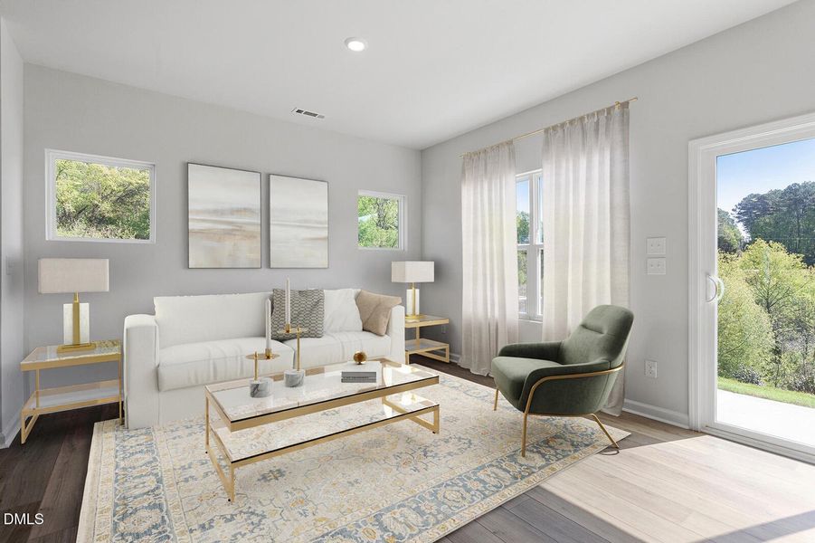 Great Room - Dahlia - Virtual Staging