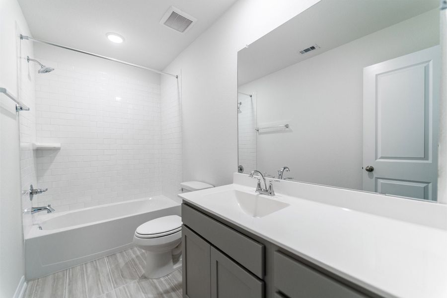 Furnished interior view inside a new home in Windrose Green, Angleton (Image 12).