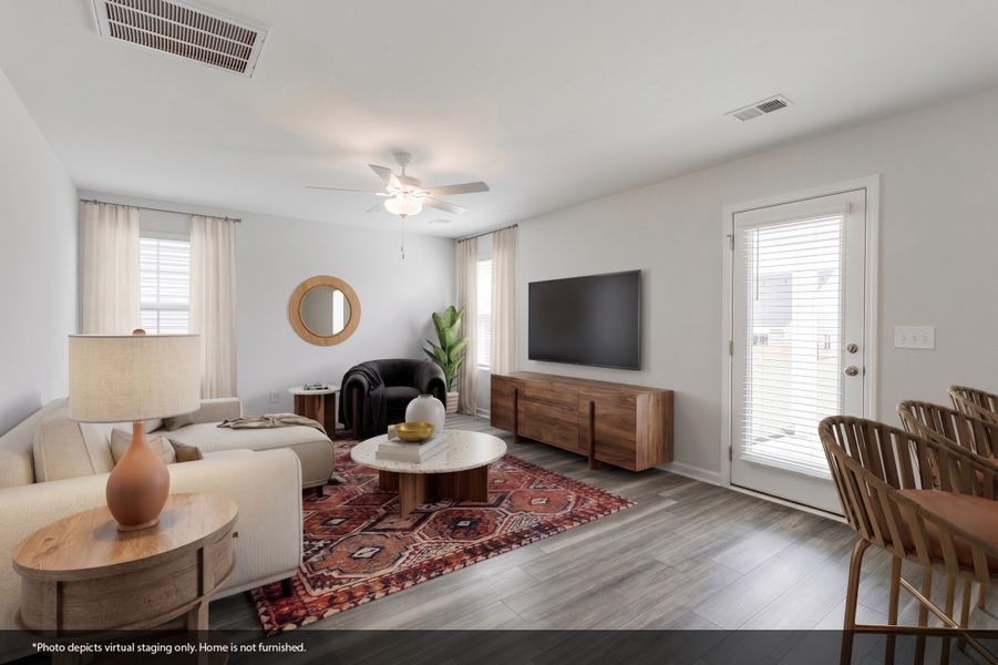 Furnished interior view inside a new home in Ellington, Elgin (Image 8).