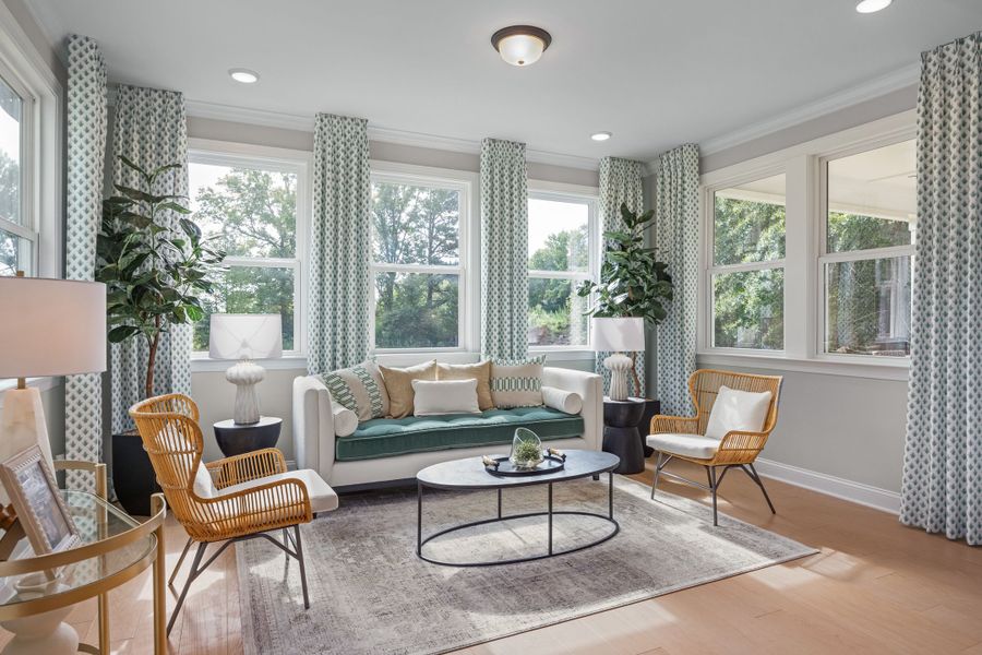 Representative furnished interior of a home built from the The Crawford by Davidson Homes LLC in Springvale South, Fuquay Varina (Image 16). Representative furnished interior of a home built from the The Crawford by Davidson Homes LLC in Springvale South, Fuquay Varina (Image 16).
