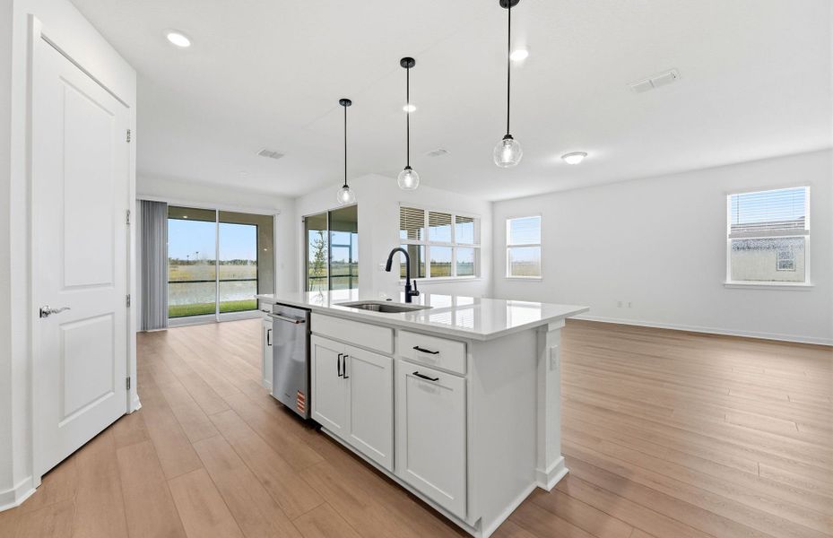 Furnished interior view inside a new home in Seaire, Parrish (Image 7).