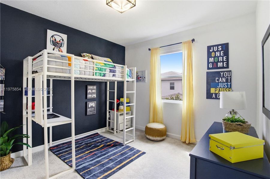 Furnished interior view inside a new home in , Miami (Image 38).