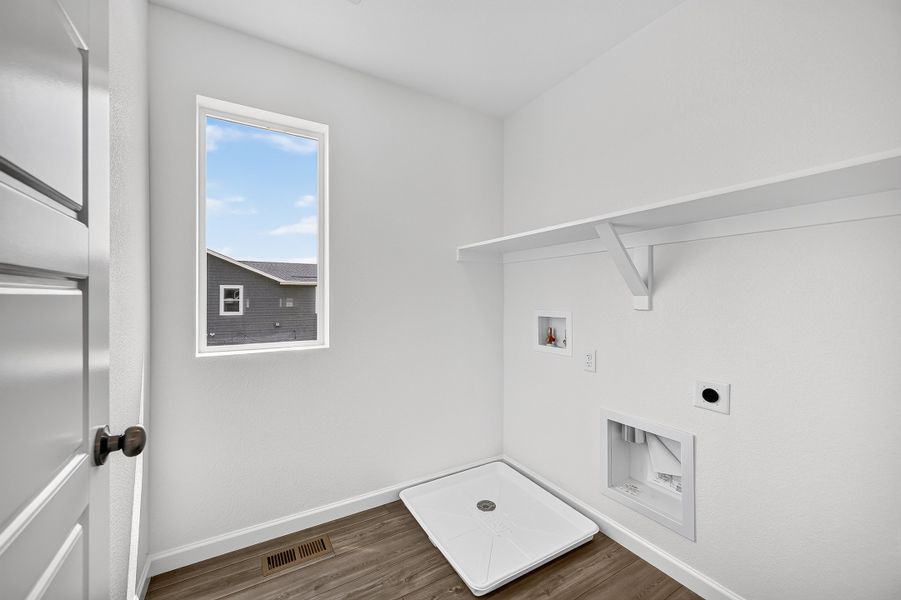 Spacious, unfurnished interior of a new home in Farmlore, Brighton (Image 23). Spacious, unfurnished interior of a new home in Farmlore, Brighton (Image 23).
