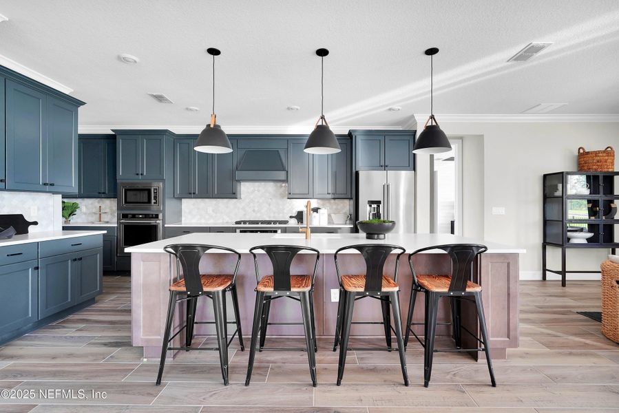 Furnished interior view inside a new home in Del Webb Wildlight, Yulee (Image 13). Furnished interior view inside a new home in Del Webb Wildlight, Yulee (Image 13).