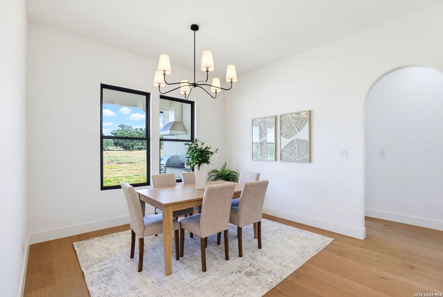 Furnished interior view inside a new home in , Bulverde (Image 8).