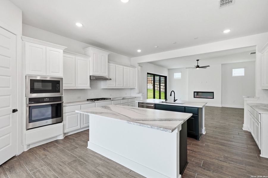 Furnished interior view inside a new home in The Reserve at Potranco Oaks, Castroville (Image 14).