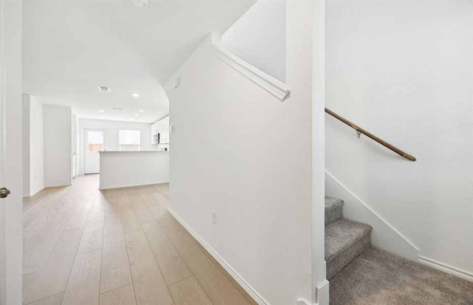 Welcoming entry into home