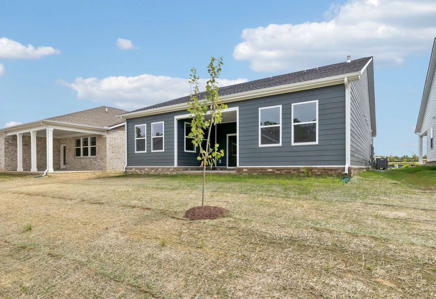 Front exterior of a new home in Cedars at Cane Ridge | 55+ Community, Antioch, TN, highlighting curb appeal (Image 24).
