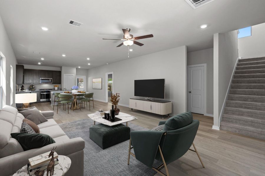 Furnished interior view inside a new home in Westridge Cove, Panorama Village (Image 11).