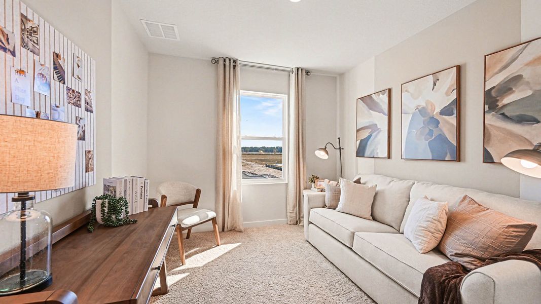 Representative furnished interior of a home built from the San Marco Exterior by D.R. Horton in Venetian Grove, Vero Beach (Image 26).