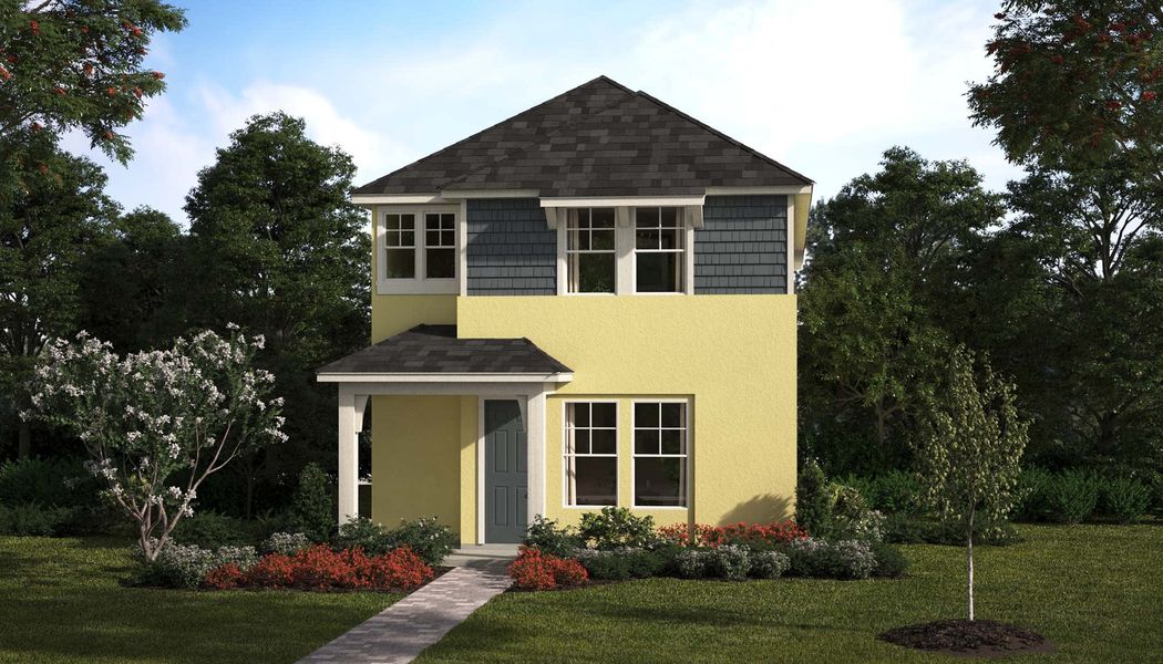 Coastal Elevation | Vista | Spring Walk at The Junction | DeBary, FL | Landsea Homes