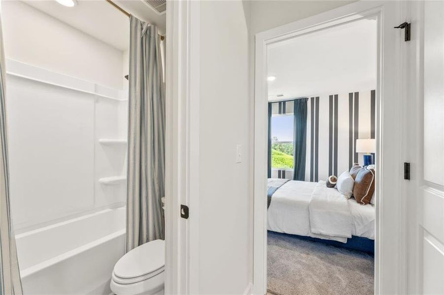 Furnished interior view inside a new home in Hawthorne Reserve, Dallas (Image 9).