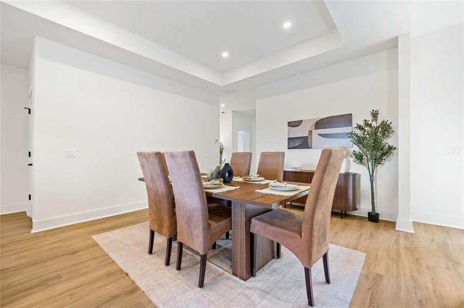 Furnished interior view inside a new home in , Atlanta (Image 10). Furnished interior view inside a new home in , Atlanta (Image 10).