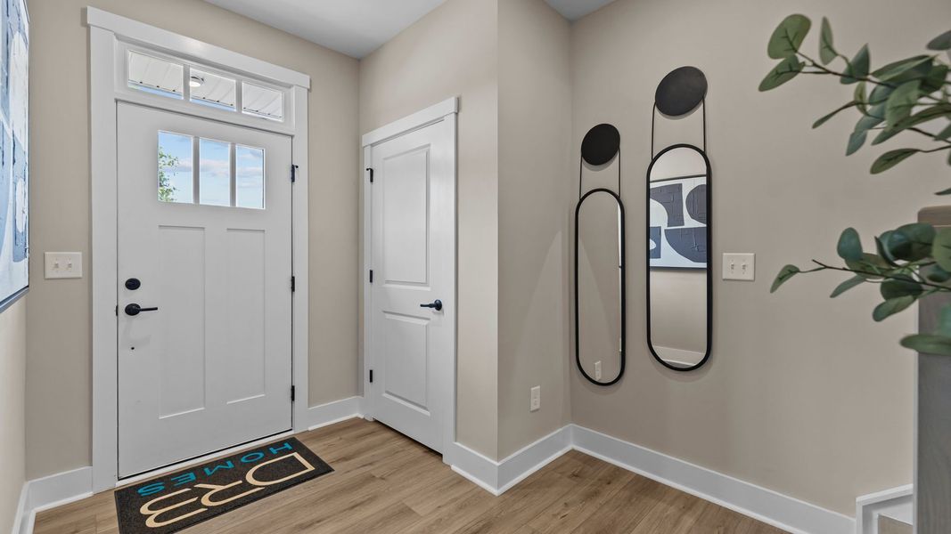 Furnished interior view inside a new home in The River District Townhomes, Charlotte (Image 6).