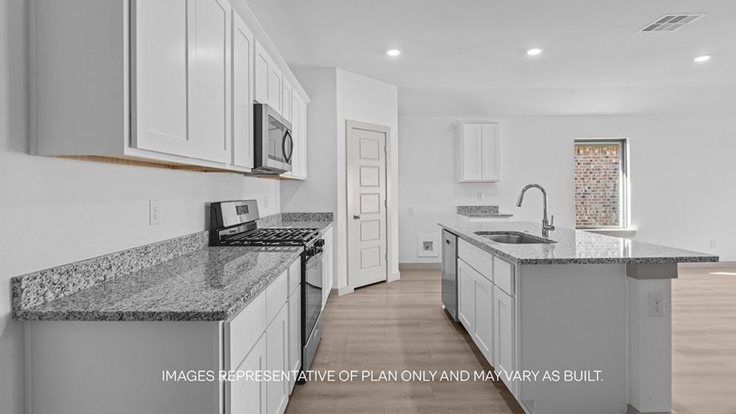 Furnished interior view inside a new home in Overlook West, Wolfforth (Image 2).