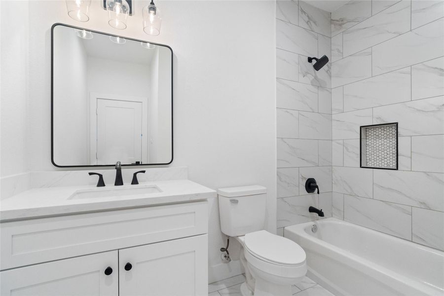 Furnished interior view inside a new home in , Houston (Image 17).