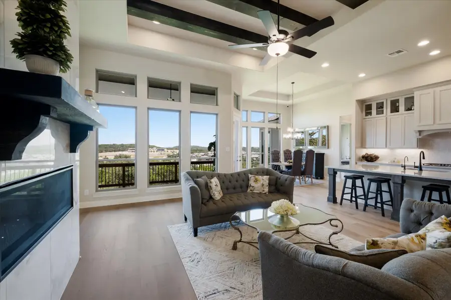 Furnished interior view inside a new home in Johnson Ranch, Bulverde (Image 6).