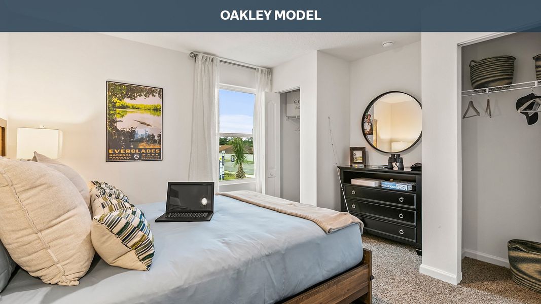 Representative furnished interior of a home built from the Oakley by D.R. Horton in Corsair, Middleburg (Image 20).