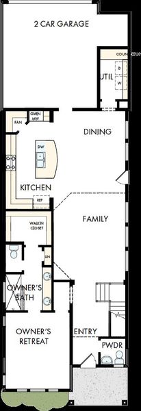 2D floor plan layout of this home in Walsh Cottage, Fort Worth, TX (Image 3). 2D floor plan layout of this home in Walsh Cottage, Fort Worth, TX (Image 3).