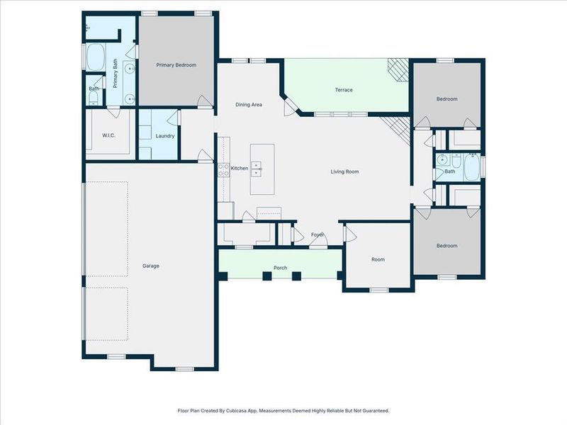 2D floor plan layout of this home in , Springtown, TX (Image 5).