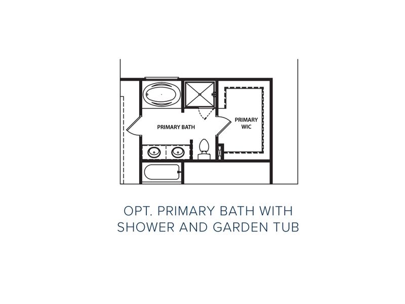 2D floor plan layout for the The Mayfield II by My Home Communities in Ellington Farms, Statham, GA (Image 5).