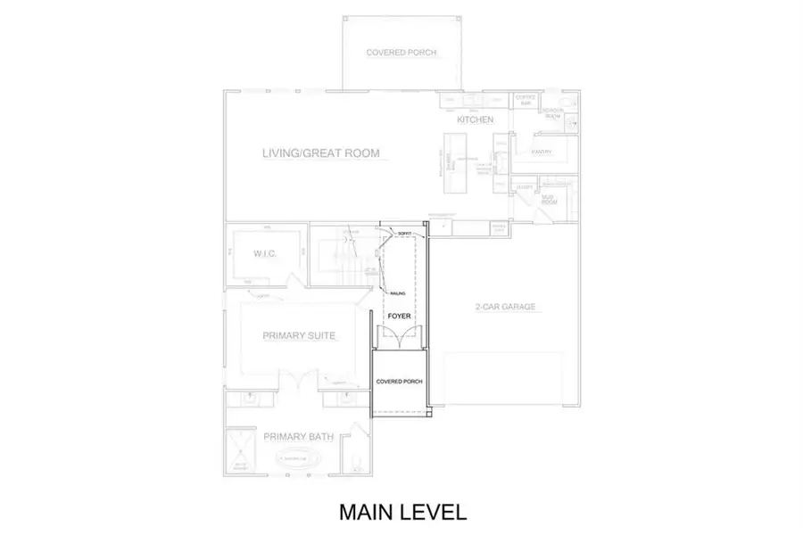 2D floor plan layout of this home in , Stone Mountain, GA (Image 7).