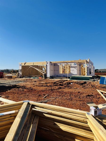 In-progress construction of a new home in Bent Tree, Gaffney, SC (Image 4).