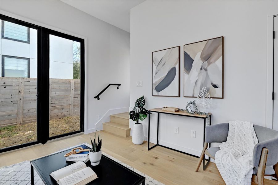 Furnished interior view inside a new home in , Austin (Image 10).