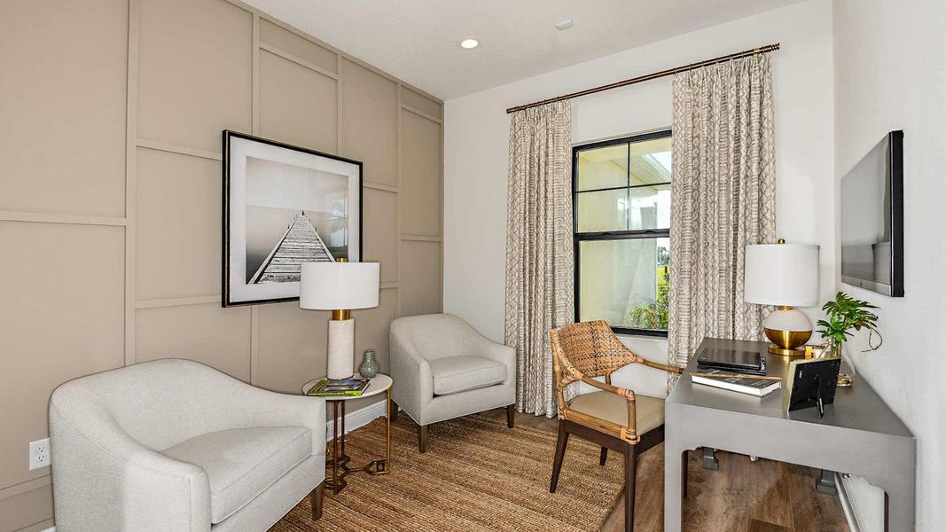 Representative furnished interior of a home built from the Imagination by Neal Communities in Boca Royale Golf & Country Club Real Estate and Homes for Sale in Englewood, FL - Neal Communities, Englewood (Image 6).
