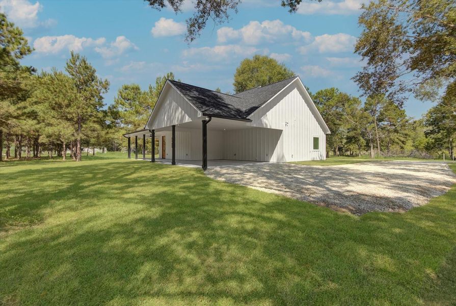 Front exterior of a new home in , Dayton, TX, highlighting curb appeal (Image 23). Front exterior of a new home in , Dayton, TX, highlighting curb appeal (Image 23).