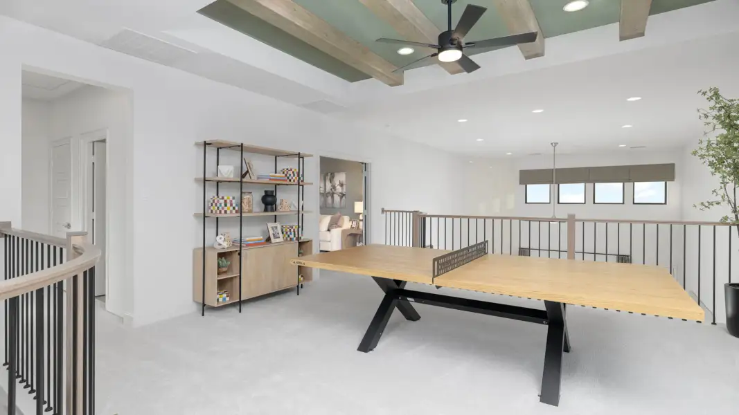 Furnished interior view inside a new home in Eliana, McKinney (Image 27).