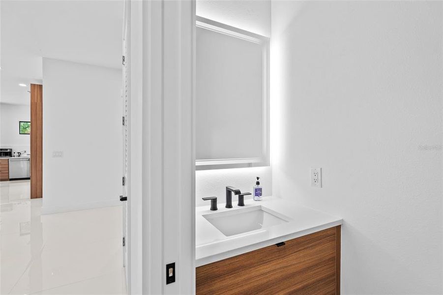 Furnished interior view inside a new home in , Sarasota (Image 34).