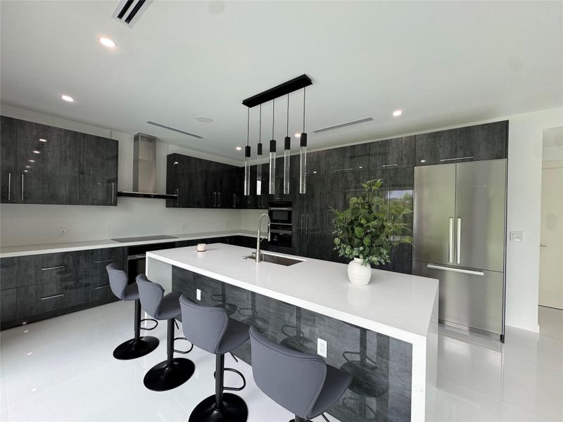 Furnished interior view inside a new home in , Lighthouse Point (Image 15).