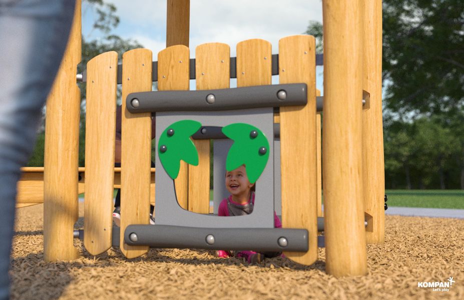 Sit back and relax while the children play at the community playground.