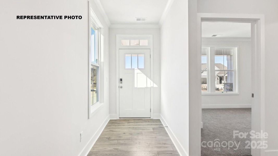 natural lighting in foyer