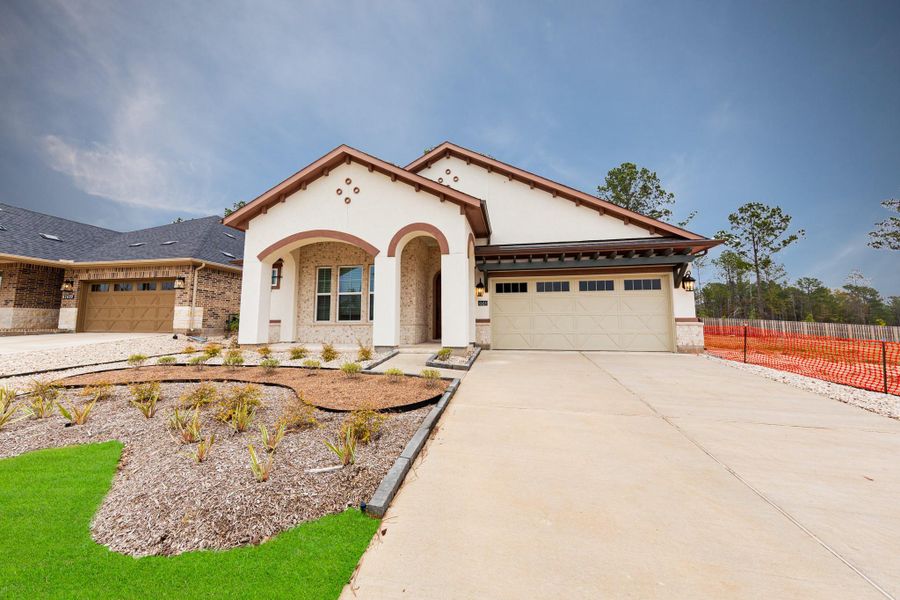 Welcome home to 41418 Threadgill Way located in COLTON and zoned to Magnolia ISD! This single-story home features a Spanish-inspired elevation with a smooth stucco exterior, characterized by a prominent arched entryway and decorative quatrefoil accents. Welcome home to 41418 Threadgill Way located in COLTON and zoned to Magnolia ISD! This single-story home features a Spanish-inspired elevation with a smooth stucco exterior, characterized by a prominent arched entryway and decorative quatrefoil accents.
