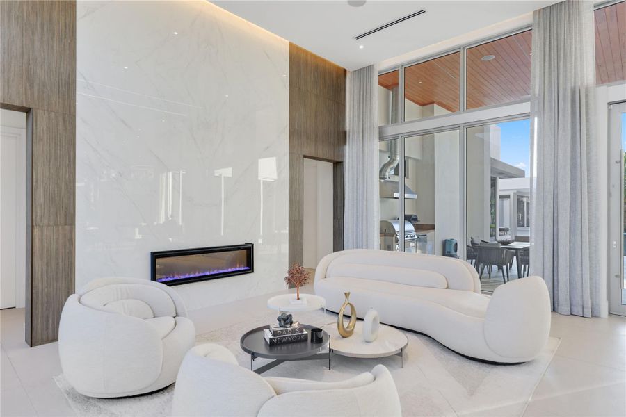 Furnished interior view inside a new home in , Parkland (Image 16).