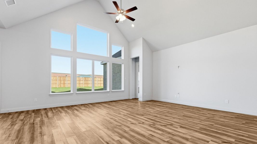 Furnished interior view inside a new home in Lakeshore Bluffs, Shady Shores (Image 31).