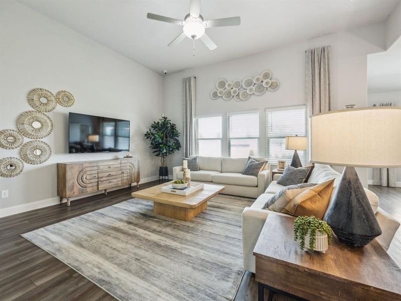 Photo is not of the actual home, but is an inspirational photo of builder’s model home and may depict options, furnishings, and/or decorator features that are not included.