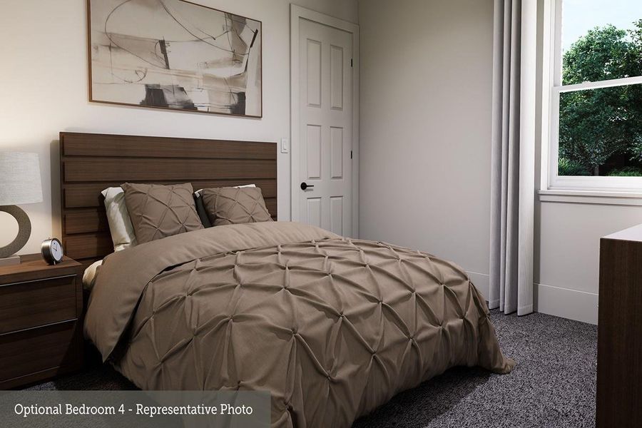Furnished interior view inside a new home in The Highlands - Grove Collection, Porter (Image 14).
