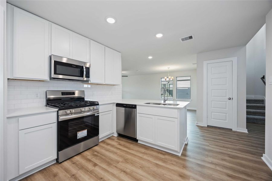 Furnished interior view inside a new home in The Villages at Westpointe, Dayton (Image 8).