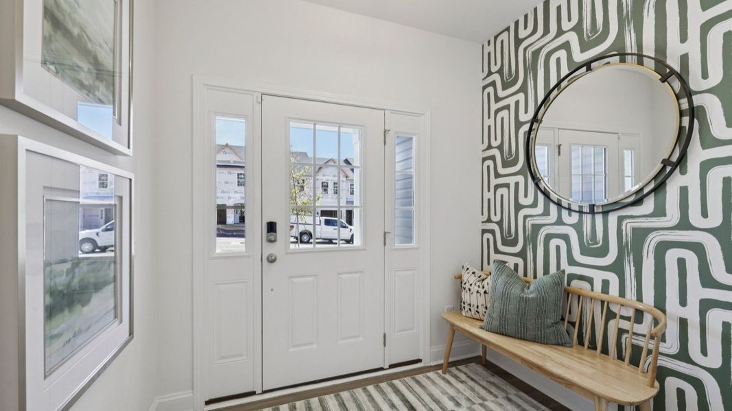 The Litchfield Plan by DBR Homes in Charlotte, NC   - Entry
