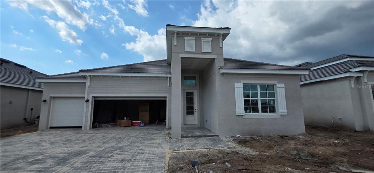 In-progress construction of a new home in Calusa Country Club, Lakewood Ranch, FL (Image 1). In-progress construction of a new home in Calusa Country Club, Lakewood Ranch, FL (Image 1).