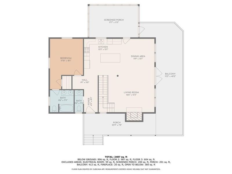 2D floor plan layout of this home in , Ball Ground, GA (Image 7). 2D floor plan layout of this home in , Ball Ground, GA (Image 7).
