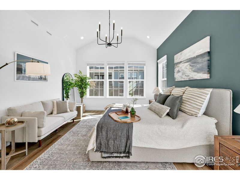Furnished interior view inside a new home in Westerly, Erie (Image 28).