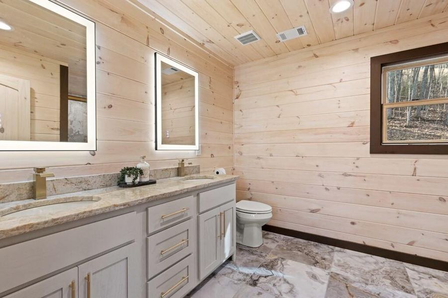 Furnished interior view inside a new home in , Blue Ridge (Image 12).