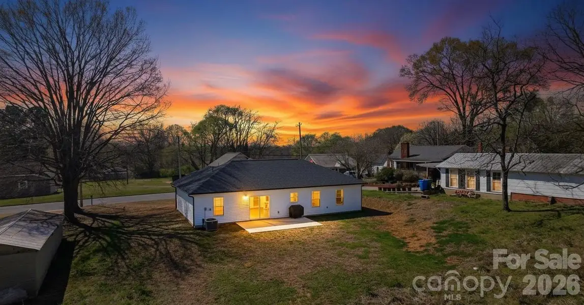Exterior details and patio area of a home in , Albemarle (Image 3). Exterior details and patio area of a home in , Albemarle (Image 3).