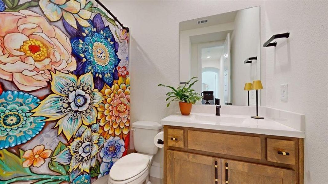 Furnished interior view inside a new home in Pecan Square: 40ft. lots, Northlake (Image 15).