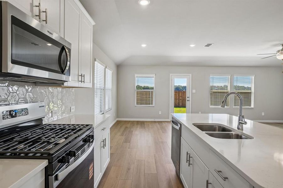 Furnished interior view inside a new home in Stella Hills, Denton (Image 9).