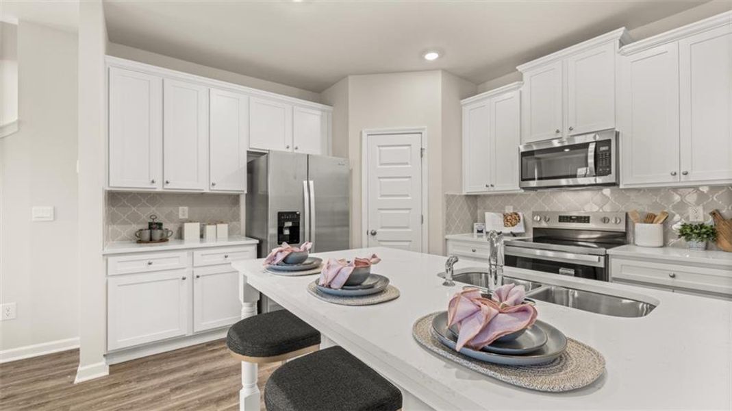 Furnished interior view inside a new home in Brookland Commons, Monroe (Image 17).